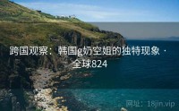 跨国观察：韩国g奶空姐的独特现象 · 全球824