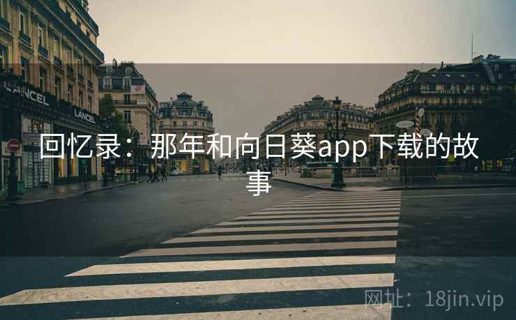 回忆录：那年和向日葵app下载的故事