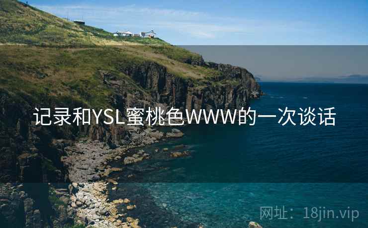 记录和YSL蜜桃色WWW的一次谈话