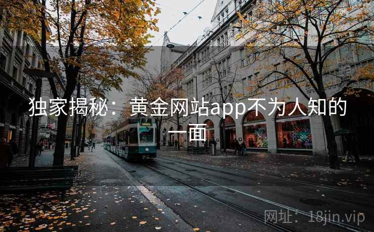 独家揭秘：黄金网站app不为人知的一面